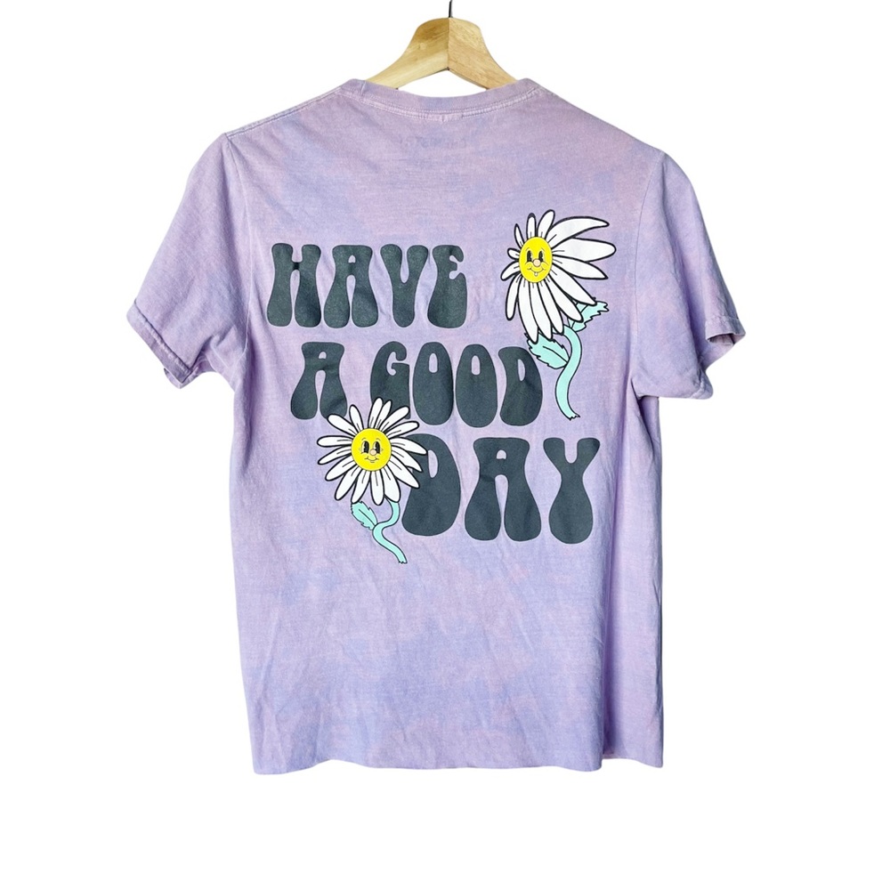 Have a Good Day NWOT Bleached Tee